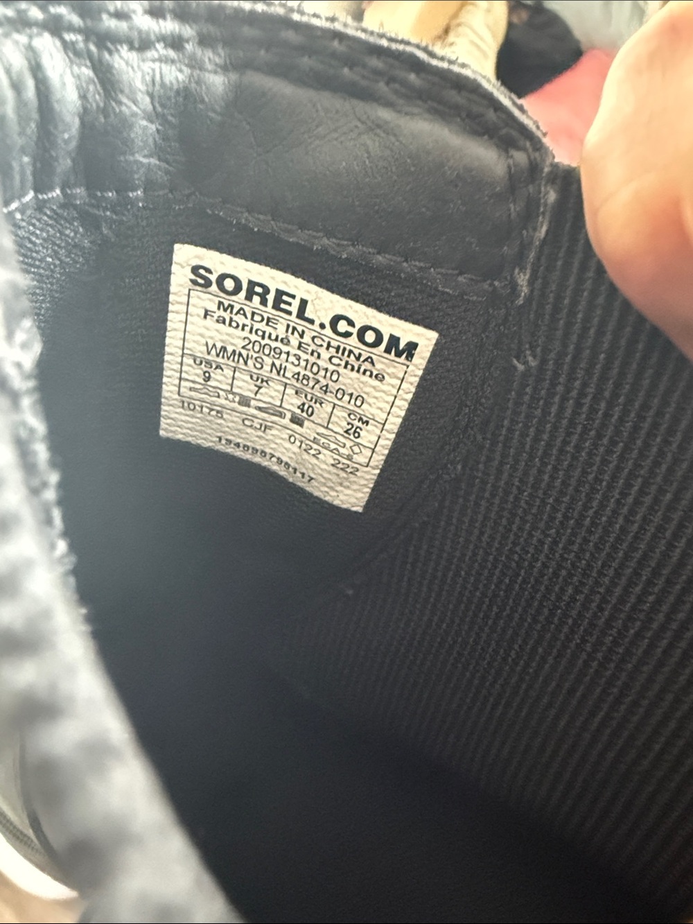 Sorel Black Heeled Chelsea Lug Boot - Picture 5 of 5